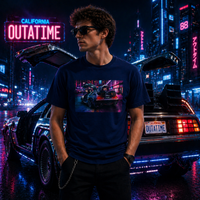 T-shirt Time Machine – DeLorean Edition-