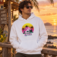Sweat à capuche Dragon Ball Z - Kame House Sunset