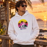 Sweat à capuche Dragon Ball Z - Kame House Sunset