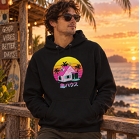 Sweat à capuche Dragon Ball Z - Kame House Sunset