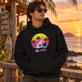Sweat à capuche Dragon Ball Z - Kame House Sunset