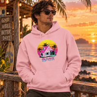 Sweat à capuche Dragon Ball Z - Kame House Sunset