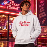 Sweat à capuche Toy Story Pizza Planet – Edition Retro Sci-Fi