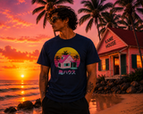 T-Shirt Dragon Ball Z - Kame House Sunset