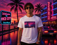 T-shirt Vice City Sunset Vibes - GTA Edition