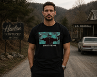 T-shirt Justified – Raylan Givens, Outlaw Justice Edition