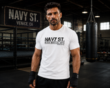 T-Shirt Kingdom – Navy St. Gym Fight Club Edition