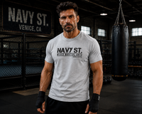 T-Shirt Kingdom – Navy St. Gym Fight Club Edition