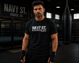 T-Shirt Kingdom – Navy St. Gym Fight Club Edition