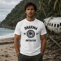 T-shirt Lost – Dharma Initiative Vintage Edition