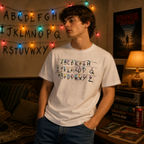 T-shirt Stranger Things – Alphabet Lights Edition